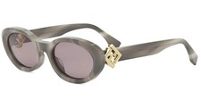 FENDI FE40140U 20Y SHINY HAVANA GREY AUTHENTIC SUNGLASSES BRAND NEW ITALY picture