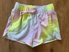 Gap Kids Gap Fit Girls Athletic Shorts In Size M 8. Purple And Neon Green picture