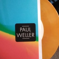 Paul Weller Sonik Kicks: Singles Collection Multicolor Vinyl & Autograph poster  picture