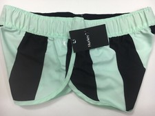 Hurley Board Shorts Rugby Beach Rider Black Green Elasticated Waist Surf Beach  picture