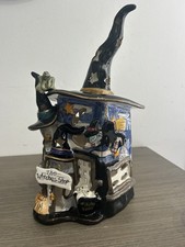 Halloween The Witches Shop Blue Sky Clayworks Heather Goldminc Ceramic tealight picture