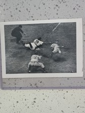 1953 Original Press Photo w Roy Campanella Tagging Out Eddie Waitkus picture