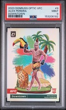 2023 Panini Donruss Optic UFC Downtown 9 Alex Pereira Prizm Rookie RC PS G2U picture