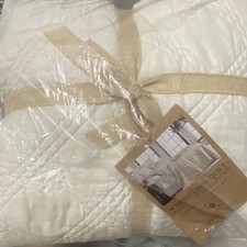 Levtex Home Washed Linen Quilt King Size cream 92x108 Solid picture