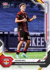 Julian Hall Hudson River Derby - 2026 MLS Topps NOW - Card 82 picture