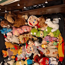 Vintage 1980s Stuffed Toys Lot 50+ Pc Alf Pee-Wee Pound Puppies, Muppets  & More picture