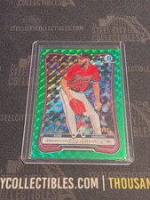 2026 Bowman Chrome Chris Sale Green Geometric Refractor /99 Braves #62 picture