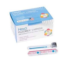 Hexa 5% Sodium Fluoride Clear Varnish W/ Xylitol - 0.4mL Unidose picture