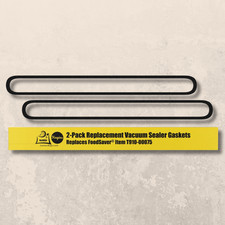 FoodSaver Upper & Lower Gasket Assembly Replacements - 2 Foam Sealer Gaskets picture