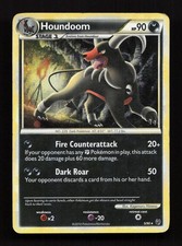 Houndoom 5/90 HGSS Undaunted Rare Holo Pokemon MP picture