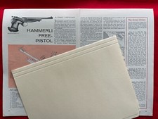 Vintage 1964 Print Ad Hammerli Free-Pistol Parts Legend Disassembly Diagram picture