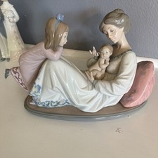 Lladro Porcelain Figurine Latest Addition #1606 Mother with Children picture