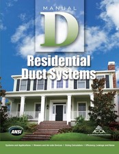 MANUAL D - RESIDENTIAL DUCT SYSTEMS By Hank Rutkowski & Air Conditioning VG picture