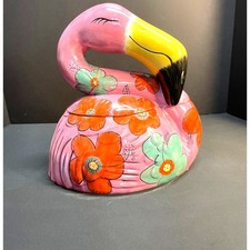 VINTAGE Pink FLAMINGO Cookie JAR picture