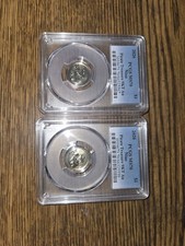 Lot of 2 2026 Niue $1 Pirate Treasure 1g 9KT Gold PCGS MS70 Coins picture