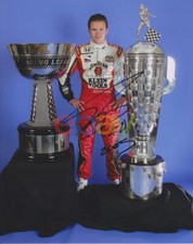 2005 & 2011 Indianapolis 500 winner DAN WHELDON Signed 8 X 10 Indy Race Photo re picture