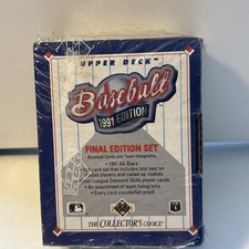 Unopened 1991 Upper Deck Baseball Final Edition Set Factory Sealed  picture