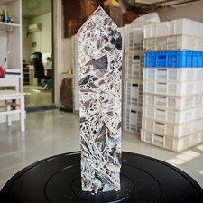 7.04LB Polishing and repairing of natural sphalerite crystal columns 3200g picture