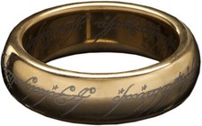 WETA Workshop - The Lord of The Rings Trilogy - LOTR™ The One Ring™ (Gold Plated picture