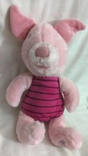 Disney Store Exclusive Piglet Plush Medium Pink Winnie The Pooh Stuffed Toy picture