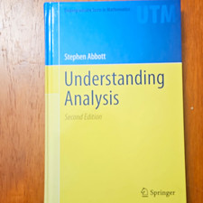 Springer Understanding Analysis 2nd Ed Stephen Abbott HC 2015 picture