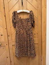 Betsy Johnson Torrid Womens Plus Sized Leopard Print Dress EUC Torrid size 1 picture