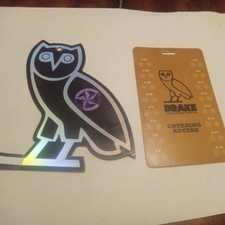 RARE DRAKE 2012  CLUB PARADISE TOUR ALL ACCESS PASS + CATERING PASS  picture