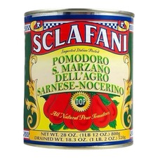 Sclafani San Marzano Tomatoes 12 Pack 28/oz Cans DOP Stamped Imported picture