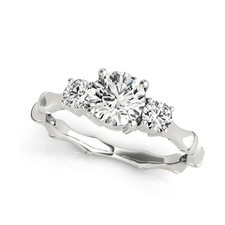 Certified White Diamond 5.00Cts. Round Shape Ring In 925  Silver - Tariffs Free picture