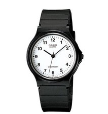 Casio MQ24-7B, Classic Analog Watch, Black Resin, White Dial, Water Resistant picture