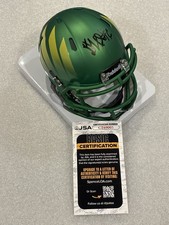 JSA COA DIERRE HILL JR Signed Autographed Oregon Ducks Football Mini Helmet picture
