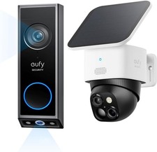 eufy Solar Wireless Security Camera SoloCam S340 Outdoor Cam Video Doorbell E340 picture