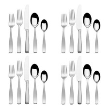 Mikasa Satin Loft 18/10 Stainless Steel 20pc. Flatware Set (Service for Four) picture