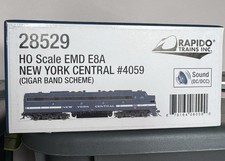 HO Scale - Rapido Trains - New York Central Railroad E8A #4059 - DCC/Sound picture