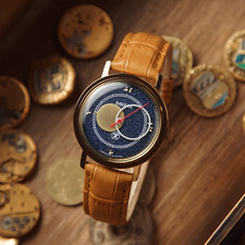 UNWORN Raketa Kopernik (Copernicus) Dark Blue Dial - Leather - USSR Vintage picture