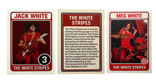 Jack White & Meg White - The White Stripes Rock & Roll HOF Trading Cards picture