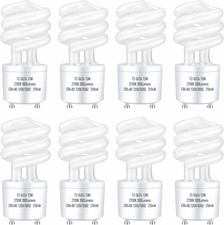 GU24 13Watt 2700K 900Lm CFL Light Bulbs, T3 Spiral Gu24 Base 2 Prong Soft White picture