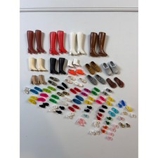 Vintage Barbie & Ken Shoe Boot Lot 49 Pair 1950's - 1970's Mod picture