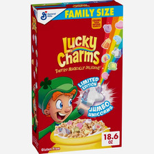 Lucky Charms Gluten Free Cereal with Marshmallows, Family Size, 18.6 Oz | Classi picture