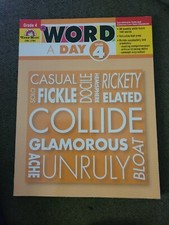 A Word a Day Grade 4 (Paperback or Softback) picture