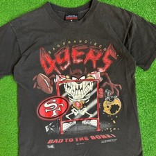 Vintage San Francisco 49ers Taz Looney Tunes Football TShirt VK14985 picture