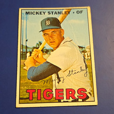 Topps 1967 Topps High # Mickey Stanley #607 Detroit Tigers Baseball Card picture