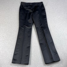 Vintage Sonia Bogner Pants Womens 12 Long (33x33) Black Satin Ski Winter $600 picture