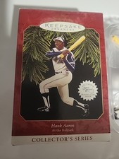 Hank Arron Hallmark Keepsake X Mas Ornament picture