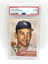 1953 Topps - High # #270 Vern Stephens - PSA 4 picture