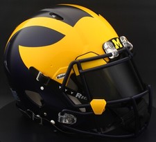 MICHIGAN WOLVERINES NCAA Riddell Speed Full Size AUTHENTIC Football Helmet picture