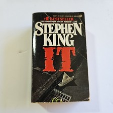 Stephen King IT 1987 Signet First Printing Vintage Paperback Horror Book picture
