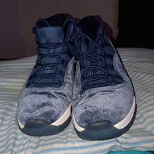 Jordan Air Jordan Son Of Mars Mid Top Leather Lace-Up Basketball Sneaker Blue picture