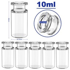 2000PCS Clear Glass 10ml Headspace Sample Vials 20mm Crimp Transparent Flat HPLC picture