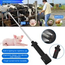 88cm 10000V Rechargeable Electric Shock Livestock Cattle Prodder Prod W/ Light picture